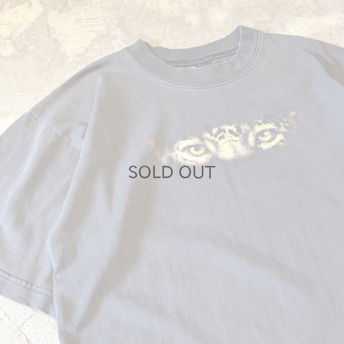 画像3: FRONT LEOPARD EYE PRINTED S/S TEE / Mens M (3)