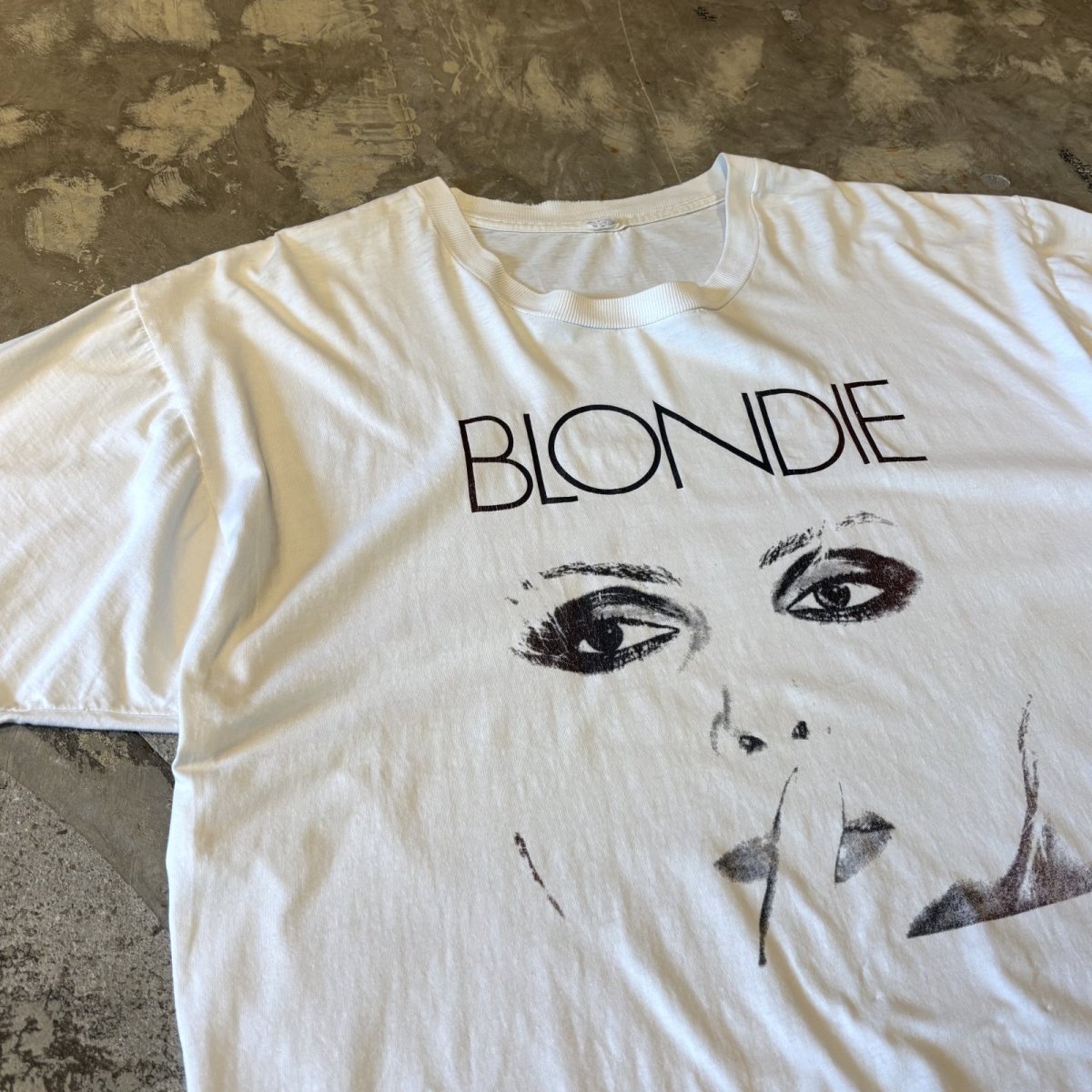 画像3: "BLONDIE" FRONT FACE PRINTED S/S TEE / Mens L (3)