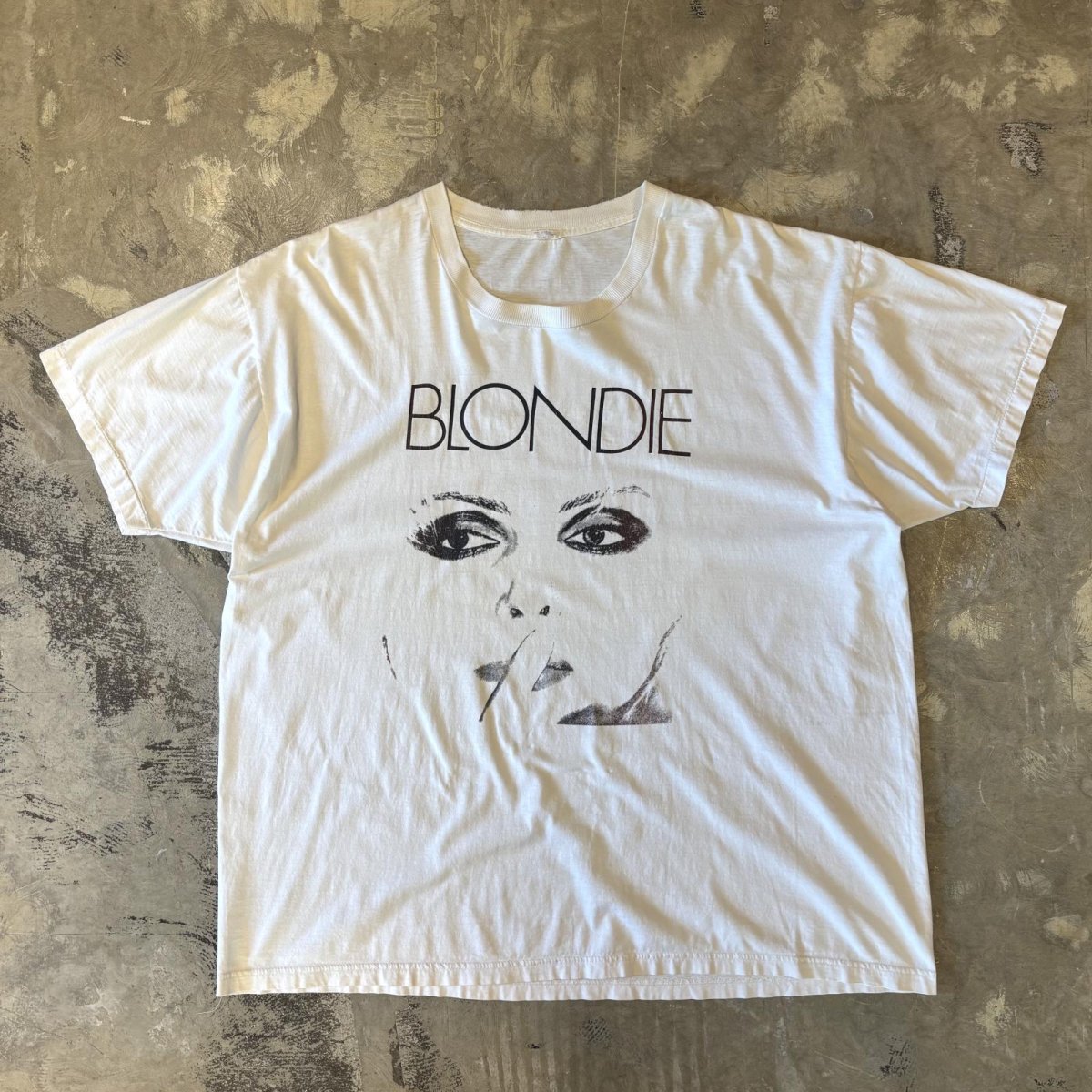 画像1: "BLONDIE" FRONT FACE PRINTED S/S TEE / Mens L (1)