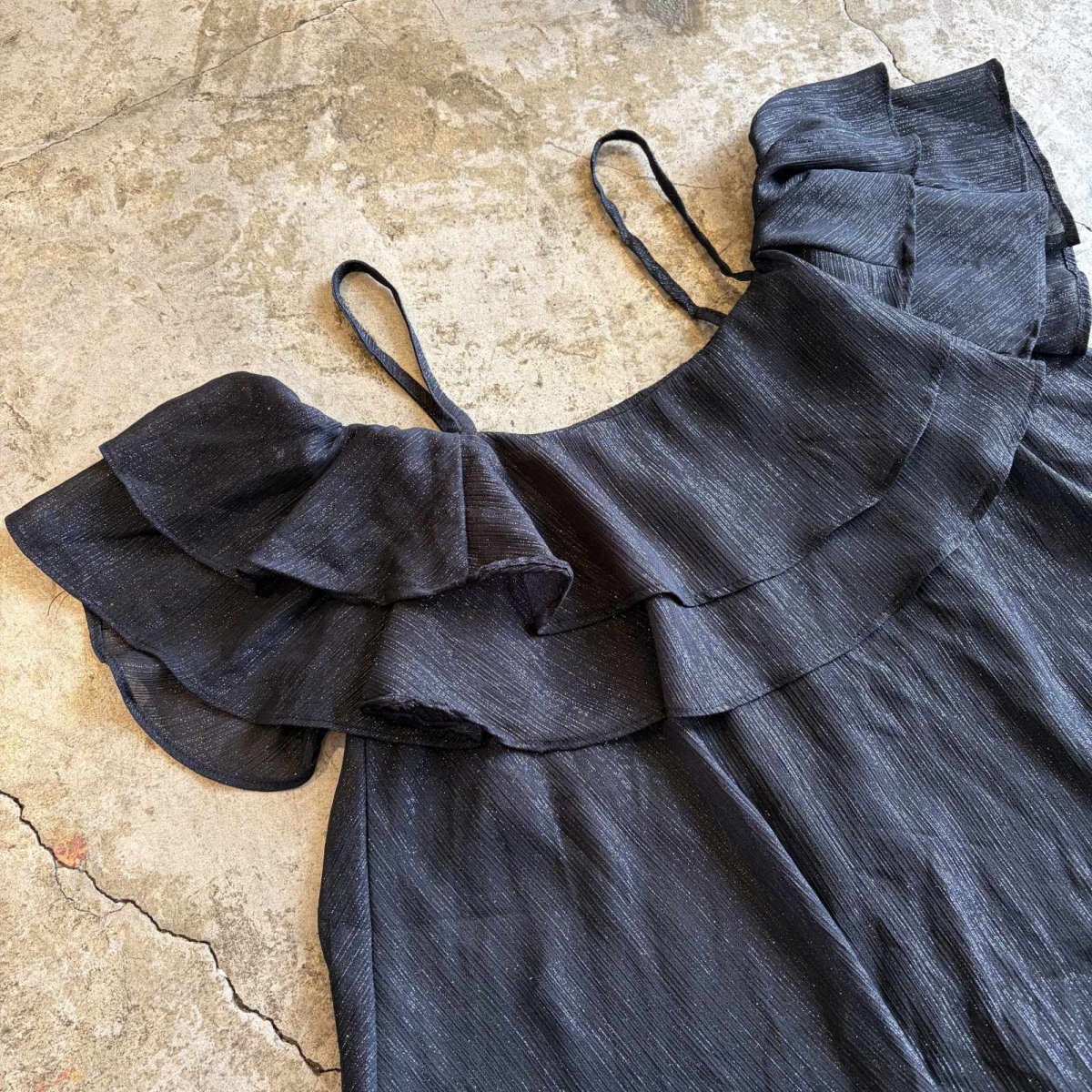 画像3: 2WAY FRILL DESIGN GLITTER COLOR CAMISOLE / Ladies XS(S) (3)