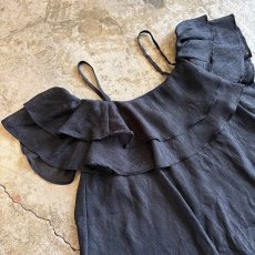 画像3: 2WAY FRILL DESIGN GLITTER COLOR CAMISOLE / Ladies XS(S) (3)