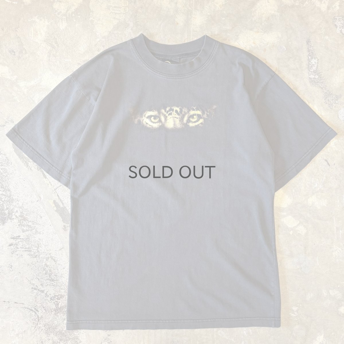 画像1: FRONT LEOPARD EYE PRINTED S/S TEE / Mens M (1)