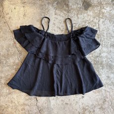 画像2: 2WAY FRILL DESIGN GLITTER COLOR CAMISOLE / Ladies XS(S) (2)
