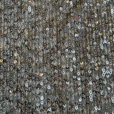 画像4: SEQUINS SILVER COLOR DESIGN N/S TOPS / Ladies M (4)