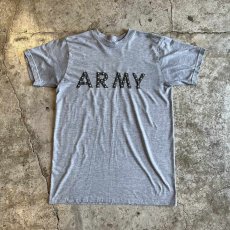 画像1: FRONT "ARMY" LOGO PRINTED STUDS DESIGN S/S TEE / Ladies M (1)