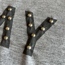 画像11: FRONT "ARMY" LOGO PRINTED STUDS DESIGN S/S TEE / Ladies M (11)