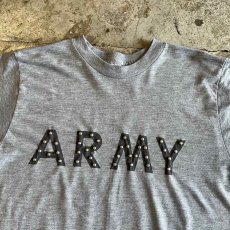 画像8: FRONT "ARMY" LOGO PRINTED STUDS DESIGN S/S TEE / Ladies M (8)