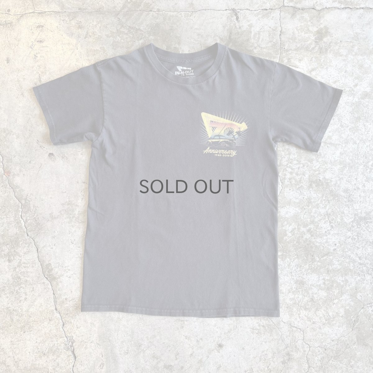 画像1: "IN-N OUT" BURGER ANNIVERSARY DESIGN PRINTED S/S TEE / Ladies M(S)  (1)