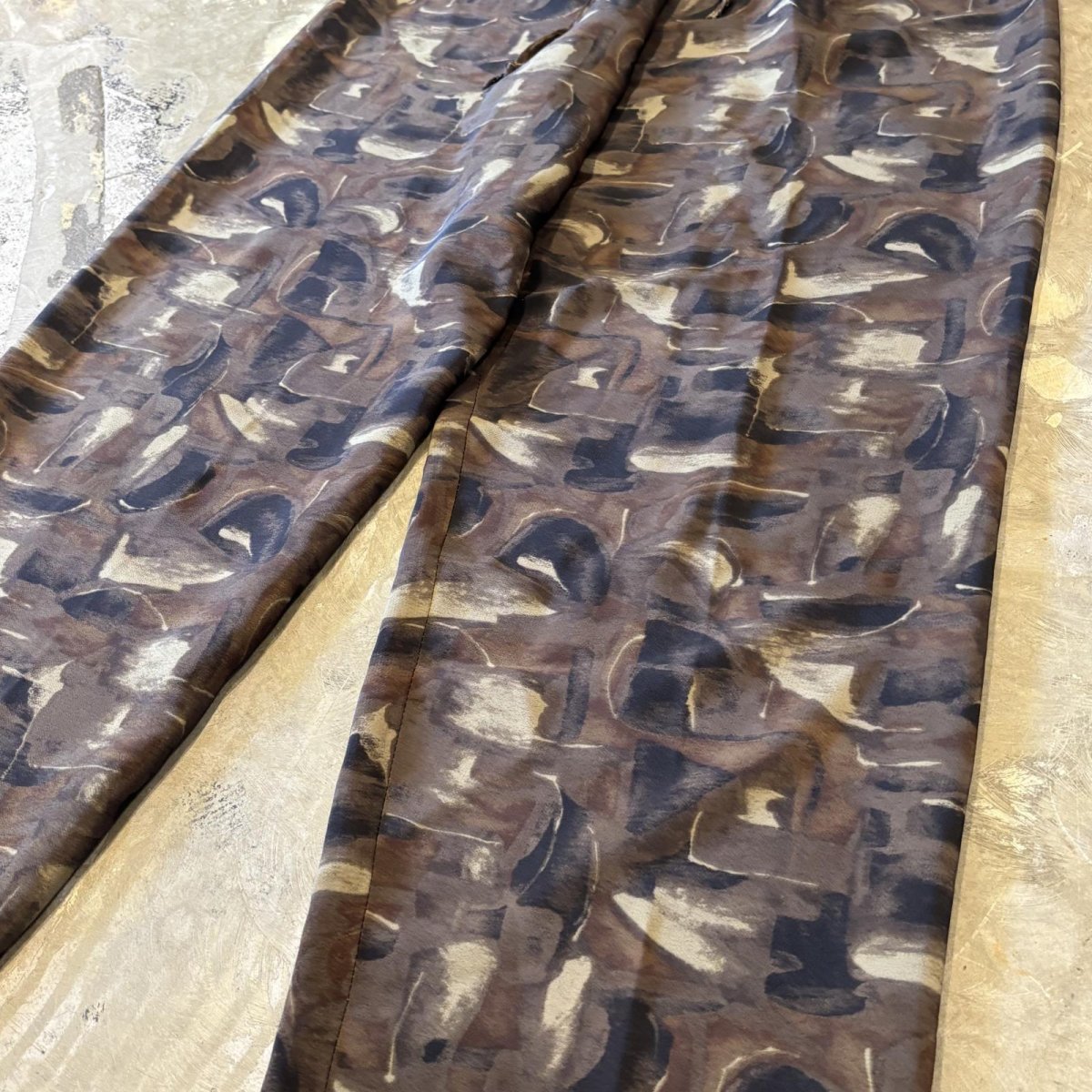 画像6: ALL OVER PATTERN STRAIGHT SILHOUETTE PANTS / FREE (6)