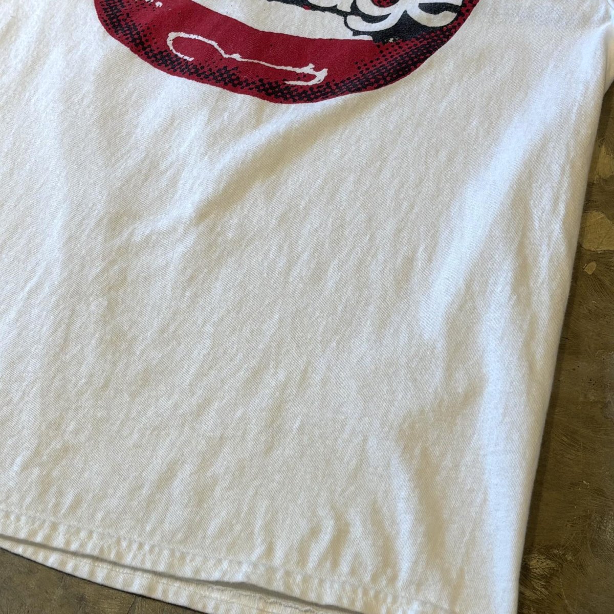画像6: "GARBAGE" FRONT LIP PRINTED S/S TEE / Mens L (6)