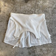 画像2: 【Wiz&Witch】"WANDERER" LACE MIX WRAP SKIRT / FREE (2)