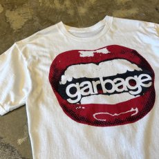画像3: "GARBAGE" FRONT LIP PRINTED S/S TEE / Mens L (3)