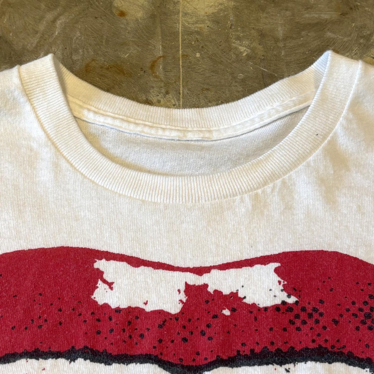 画像10: "GARBAGE" FRONT LIP PRINTED S/S TEE / Mens L (10)