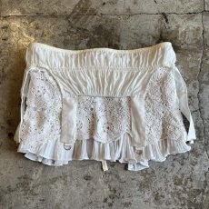 画像2: 【Wiz&Witch】"UNITED" LACE MIX WRAP SKIRT / FREE (2)