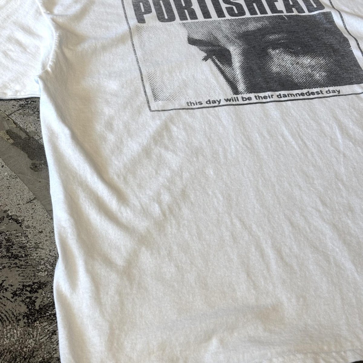 画像5: "PORTISHEAD" FRONT PRINTED S/S TEE / Mens L (5)