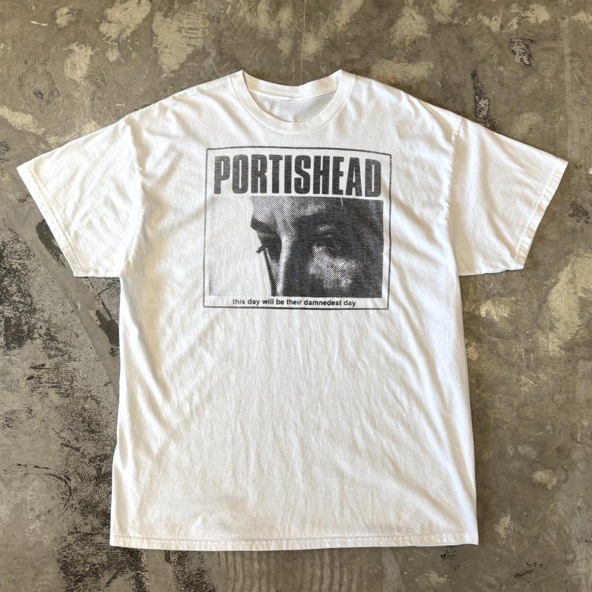 画像1: "PORTISHEAD" FRONT PRINTED S/S TEE / Mens L (1)