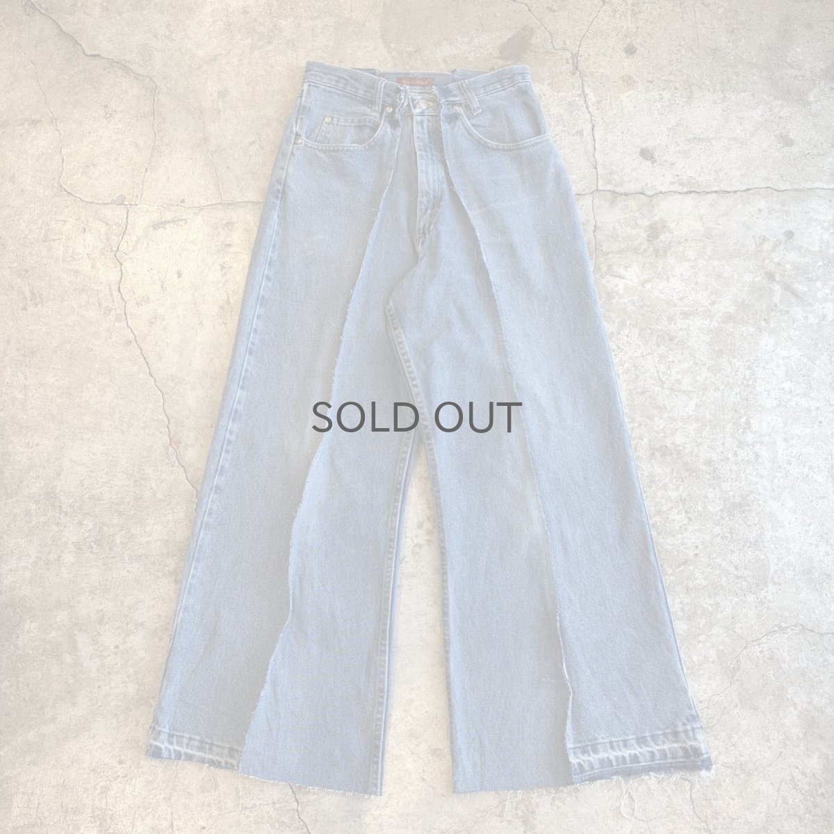 画像1: 【Wiz&Witch】"UNITED" TWINS WIDE DENIM PANTS / W29 (1)