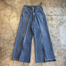 画像1: 【Wiz&Witch】"UNITED" TWINS WIDE DENIM PANTS / W29 (1)