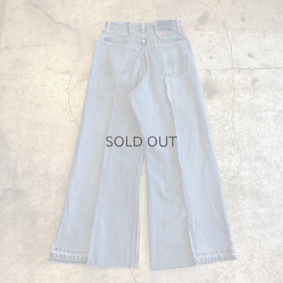 画像2: 【Wiz&Witch】"UNITED" TWINS WIDE DENIM PANTS / W29 (2)