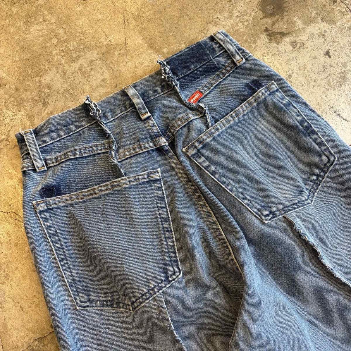 画像8: 【Wiz&Witch】"UNITED" TWINS WIDE DENIM PANTS / W29 (8)