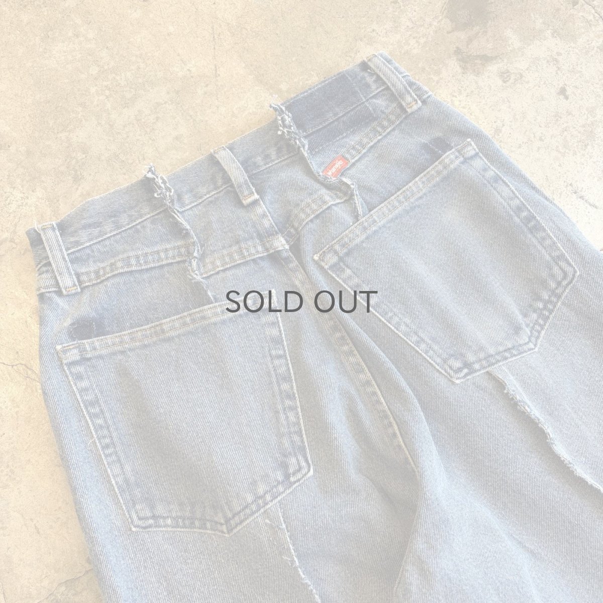 画像8: 【Wiz&Witch】"UNITED" TWINS WIDE DENIM PANTS / W29 (8)
