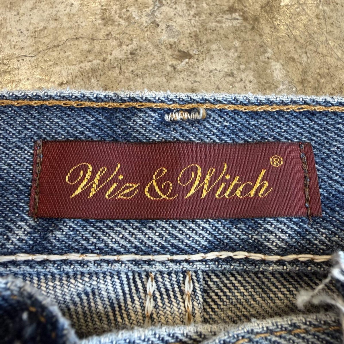 画像10: 【Wiz&Witch】"UNITED" TWINS WIDE DENIM PANTS / W29 (10)