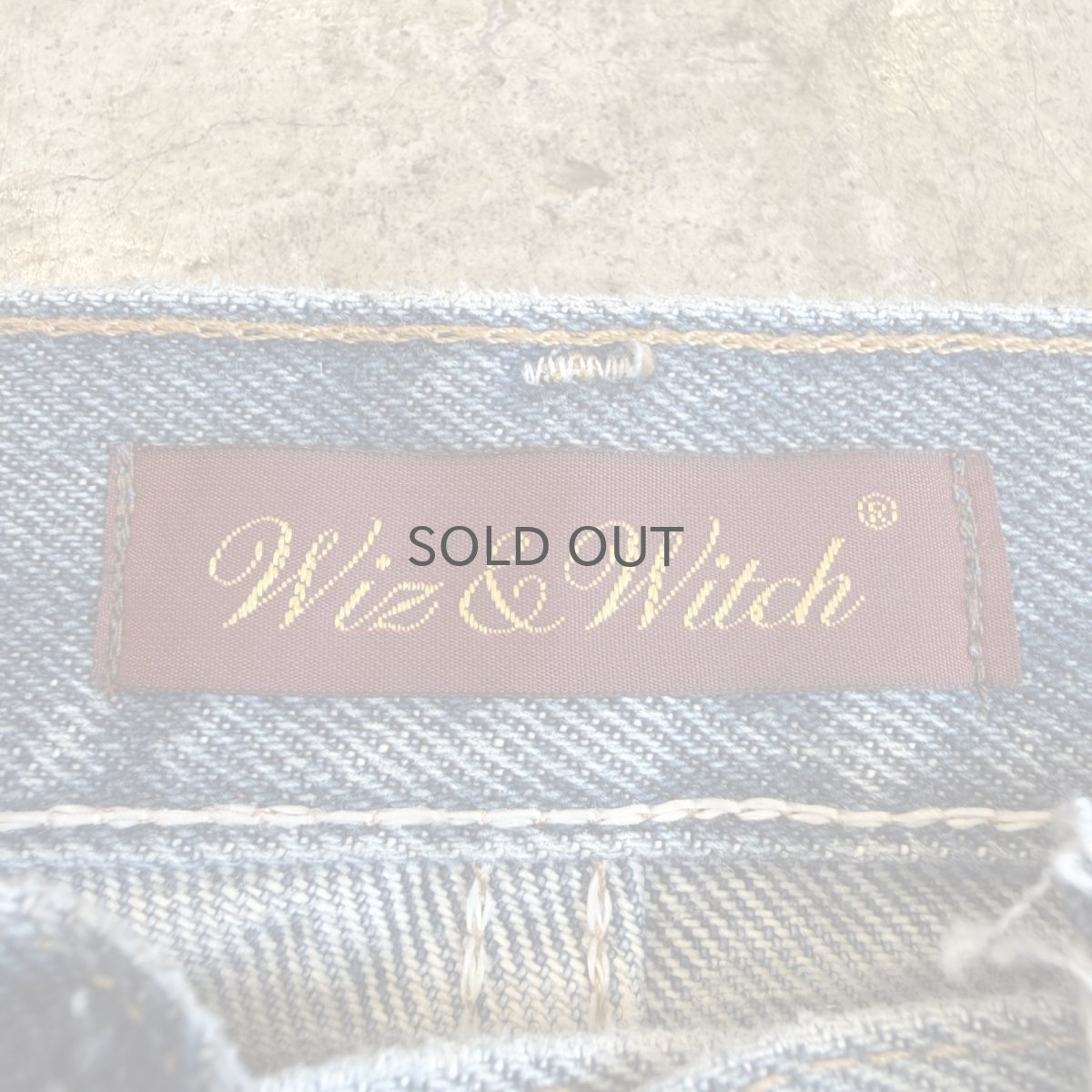 画像10: 【Wiz&Witch】"UNITED" TWINS WIDE DENIM PANTS / W29 (10)