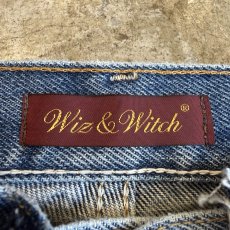 画像10: 【Wiz&Witch】"UNITED" TWINS WIDE DENIM PANTS / W29 (10)