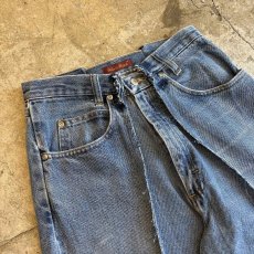 画像3: 【Wiz&Witch】"UNITED" TWINS WIDE DENIM PANTS / W29 (3)