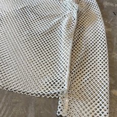 画像6: MONOTONE MESH DESGN L/S TOPS / Mens XL (6)