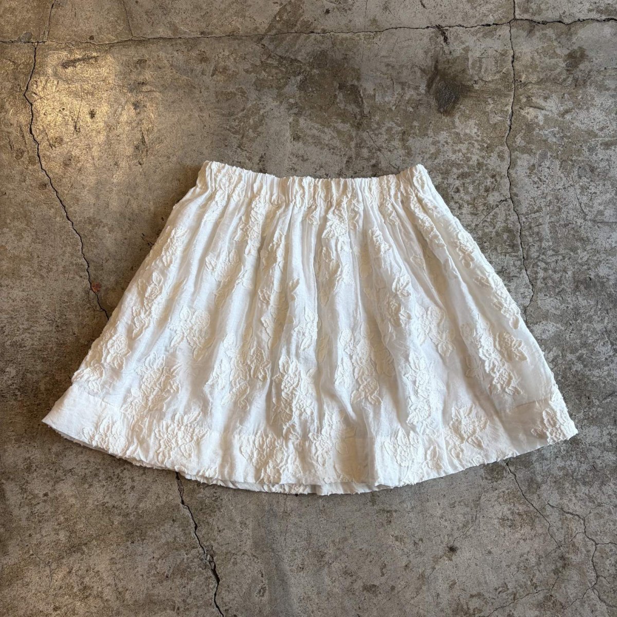 画像2: FLORAL DECORATION DESIGN SKIRT / W26~W40 (2)