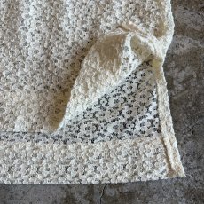 画像5: LACE DESIGN IVORY COLOR N/S TOP / Ladies S(M) (5)