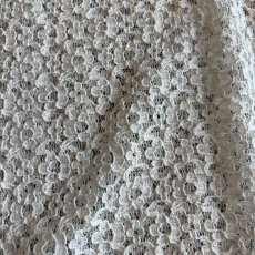画像4: LACE DESIGN IVORY COLOR N/S TOP / Ladies S(M) (4)