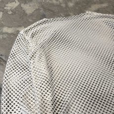 画像9: MONOTONE MESH DESGN L/S TOPS / Mens XL (9)