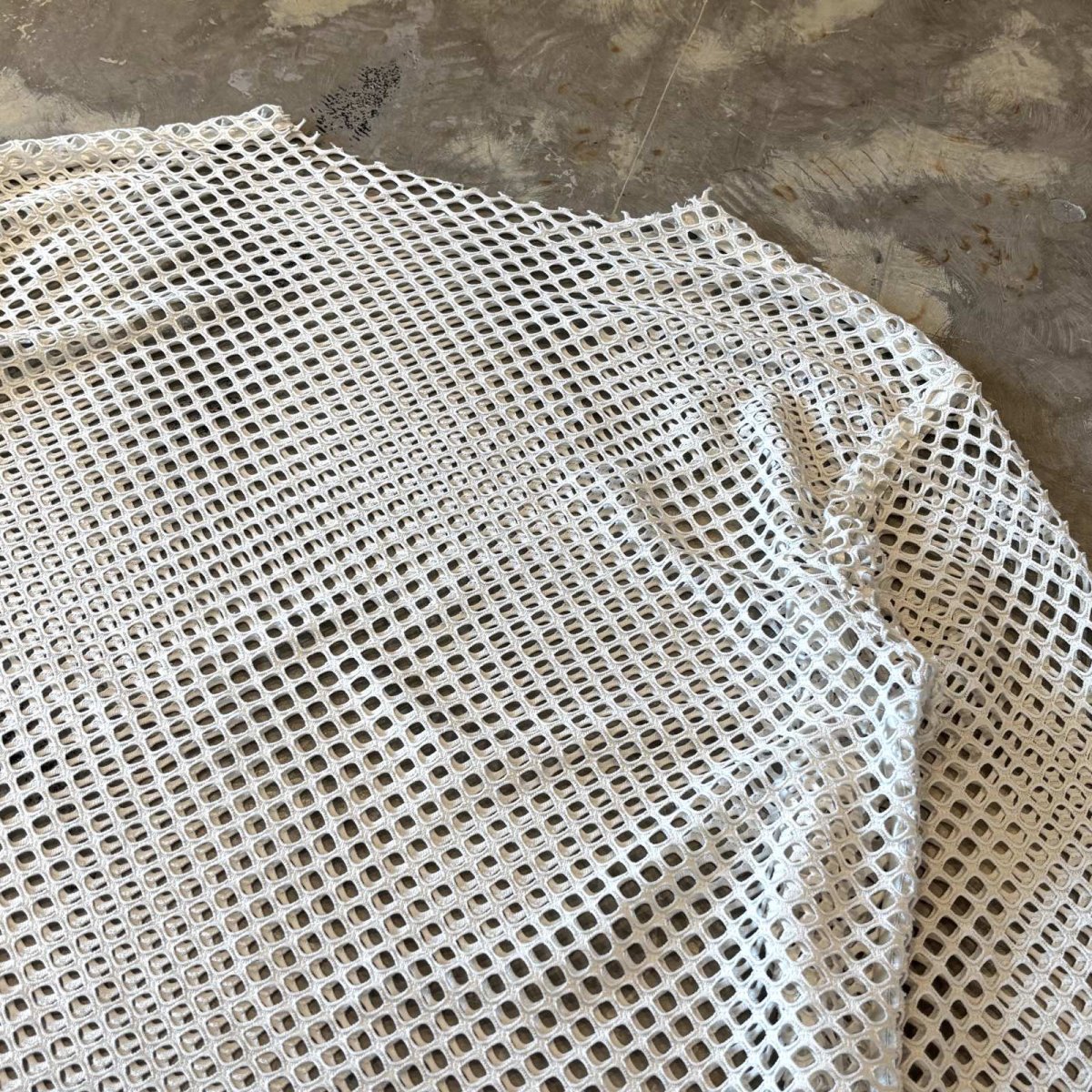 画像4: MONOTONE MESH DESGN L/S TOPS / Mens XL (4)