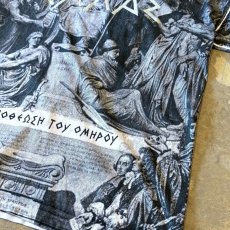 画像6: ALL OVER ART PRINTED S/S TEE / Mens L / MADE IN GREECE (6)