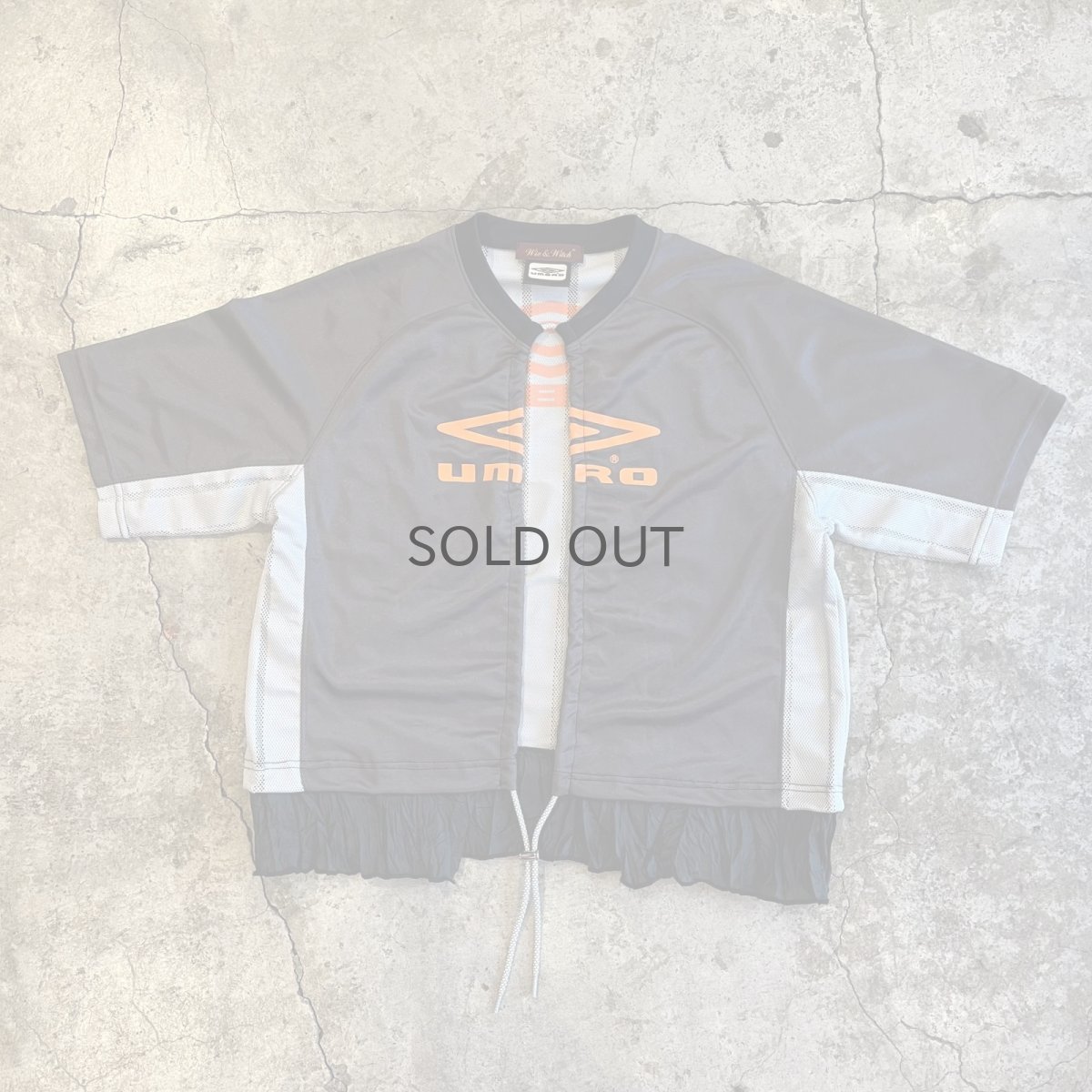 画像3: 【Wiz&Witch】"WEIRD" DRAW CODE SPORTY TOPS / OS (3)