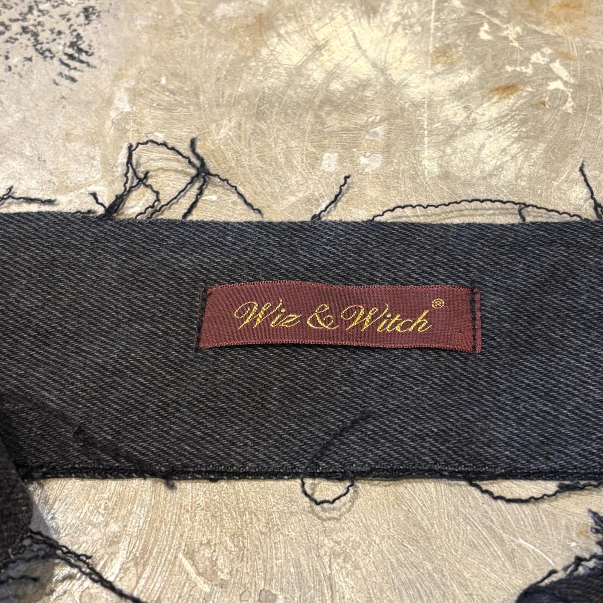 画像11: 【Wiz&Witch】"WEIRD" BONDAGE DENIM VEST / BLACK / OS (11)