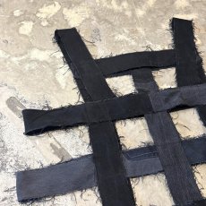 画像10: 【Wiz&Witch】"WEIRD" BONDAGE DENIM VEST / BLACK / OS (10)