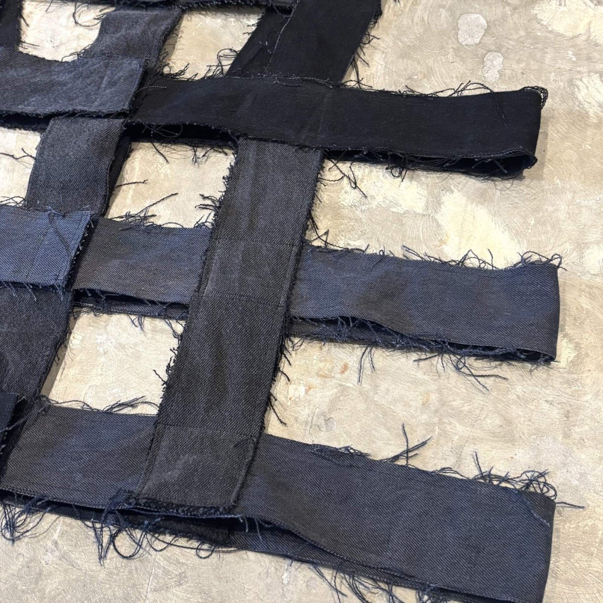 画像6: 【Wiz&Witch】"WEIRD" BONDAGE DENIM VEST / BLACK / OS (6)