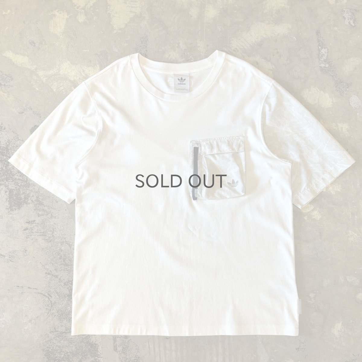 画像1: "adidas" SLEEVE SWITCHED POCKET S/S TEE / Mens M (1)