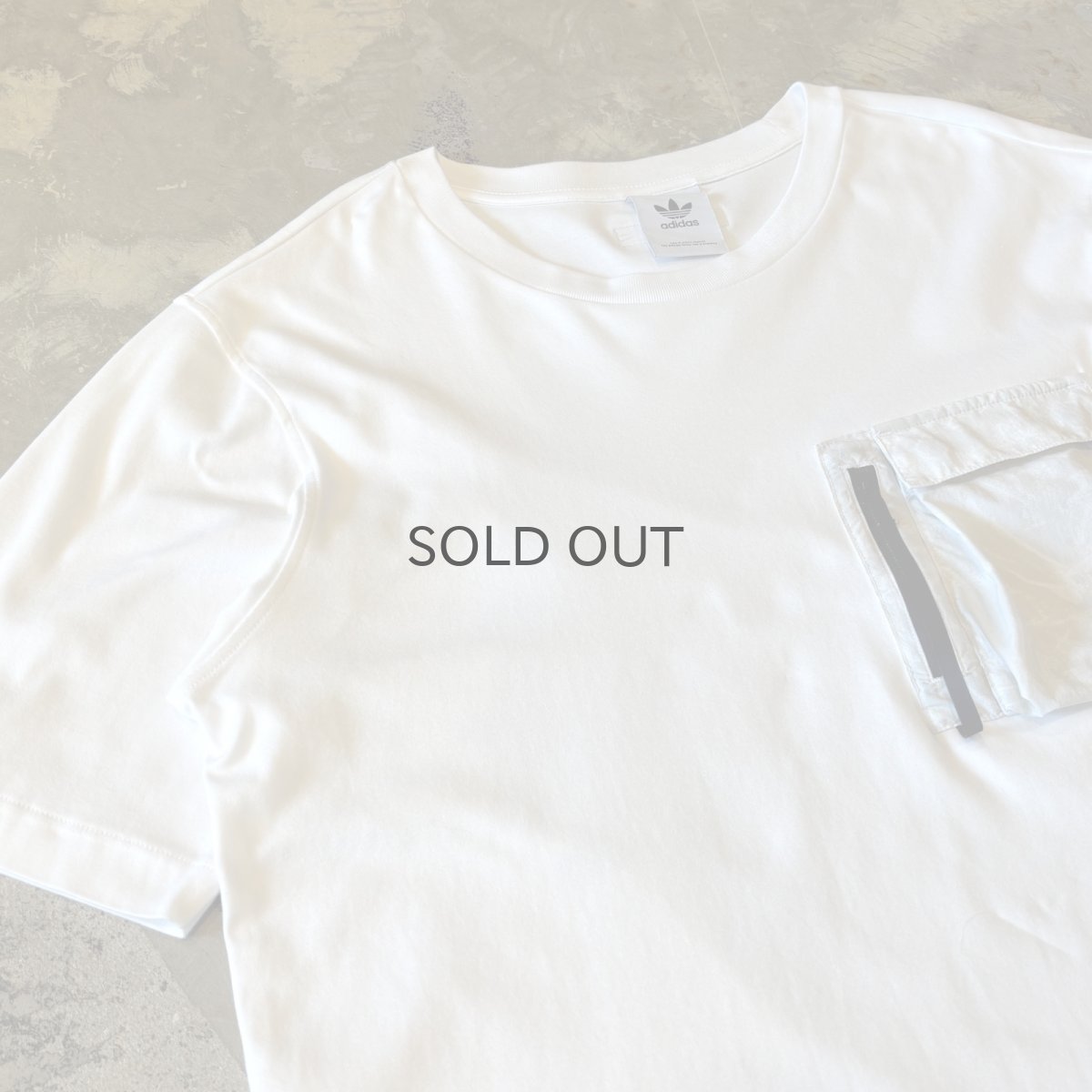 画像3: "adidas" SLEEVE SWITCHED POCKET S/S TEE / Mens M (3)