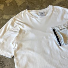 画像3: "adidas" SLEEVE SWITCHED POCKET S/S TEE / Mens M (3)