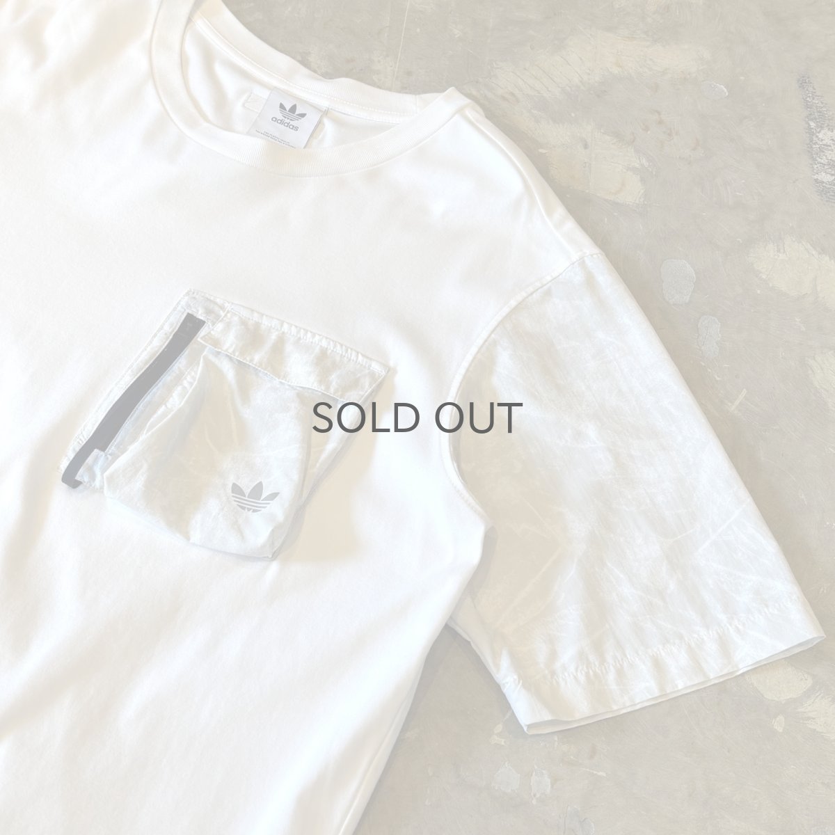 画像10: "adidas" SLEEVE SWITCHED POCKET S/S TEE / Mens M (10)
