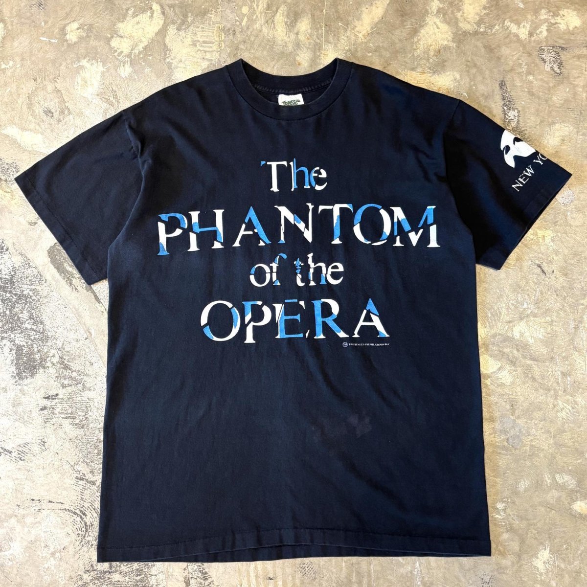 画像1: 80's "THE PHANTOM OF THE OPERA" PRINTED S/S TEE / Mens XL (1)