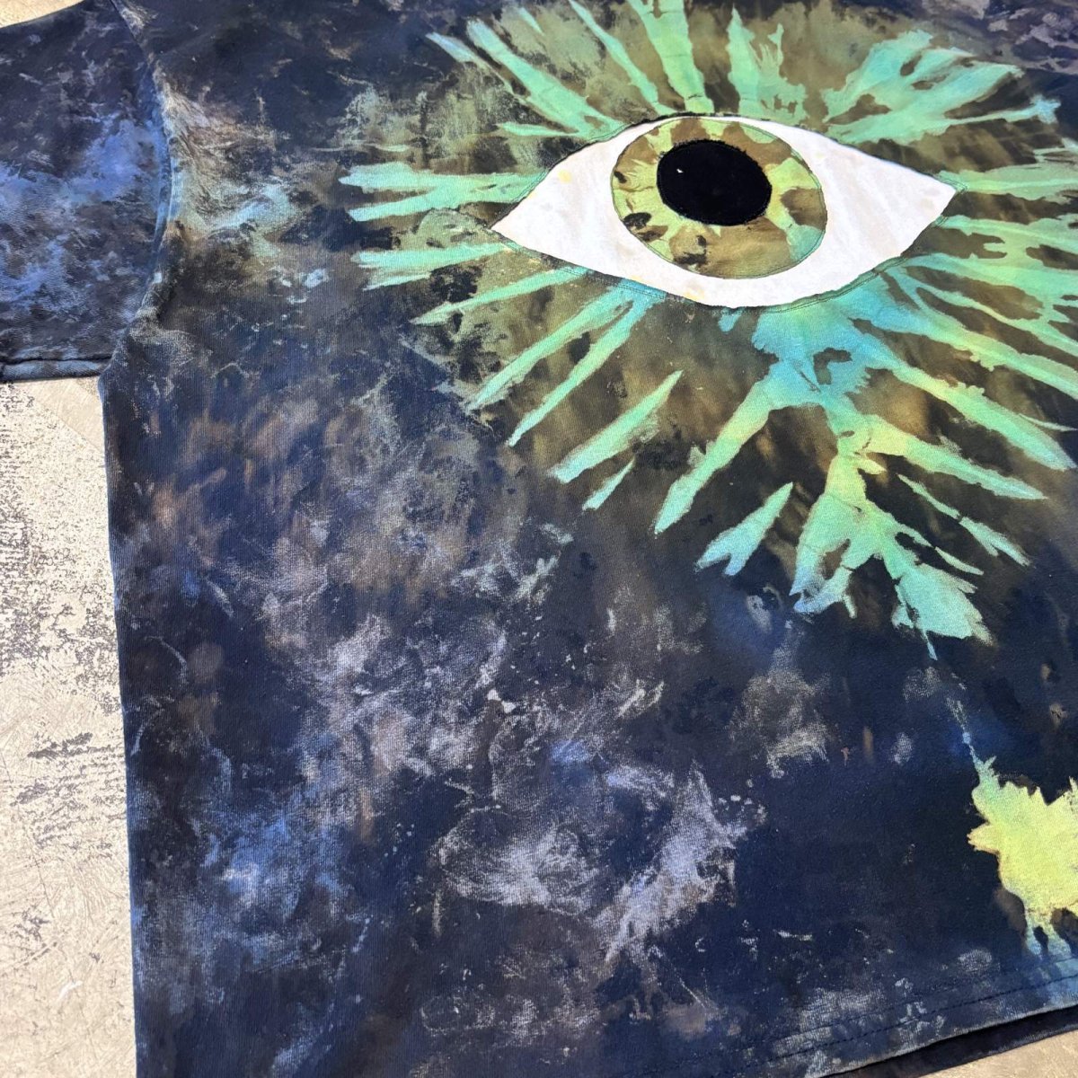 画像5: EYE STYLE SWITCHED TIE DYE S/S TEE / Mens XL (5)