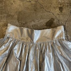 画像7: METALLIC COLOR FLARE DESIGN PAPER LONG SKIRT / W29~W31 (7)