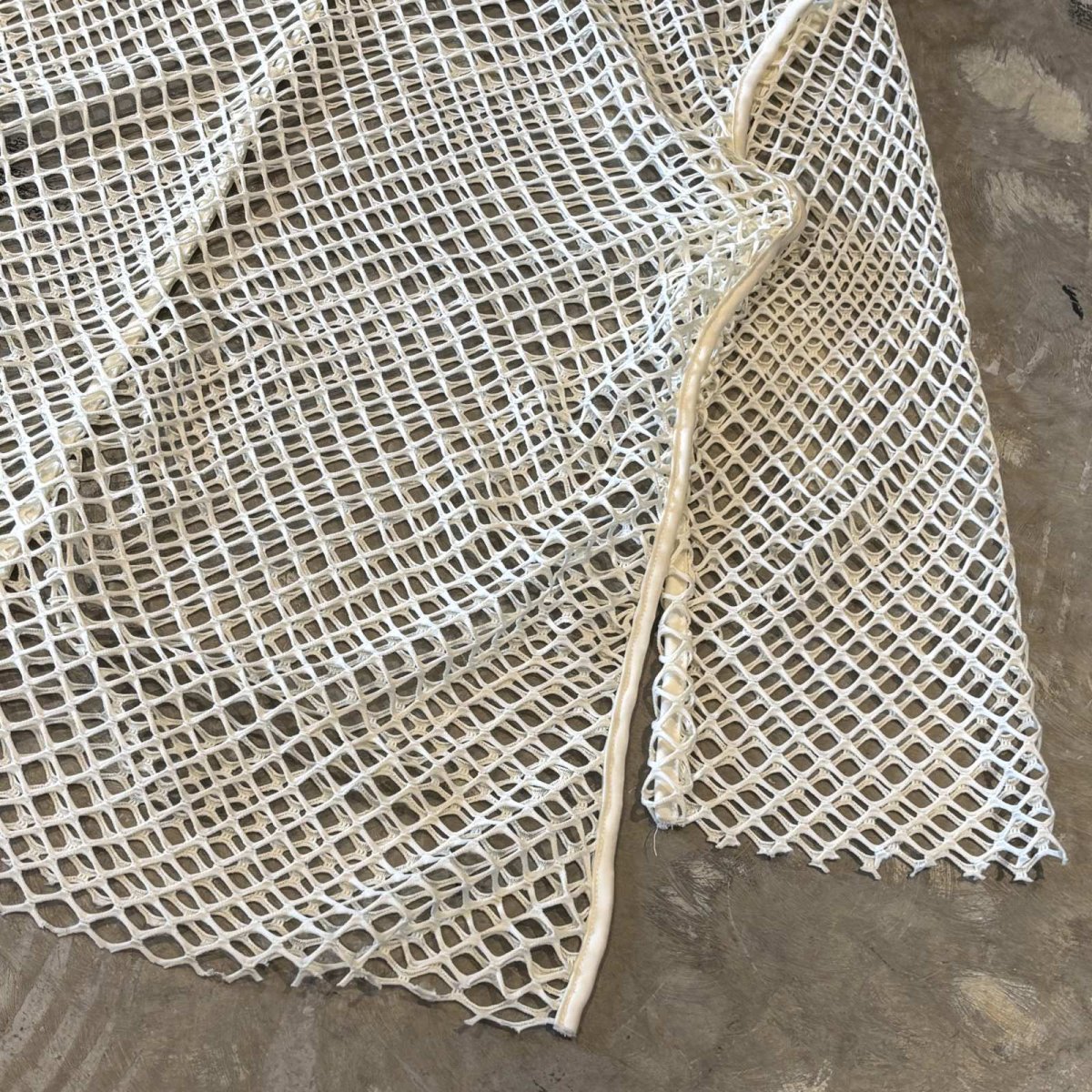 画像6: MONOTONE MESH DESGN L/S TOPS / Mens L (6)