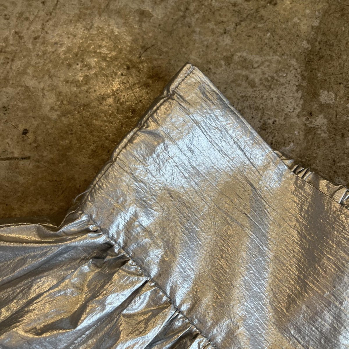 画像8: METALLIC COLOR FLARE DESIGN PAPER LONG SKIRT / W29~W31 (8)