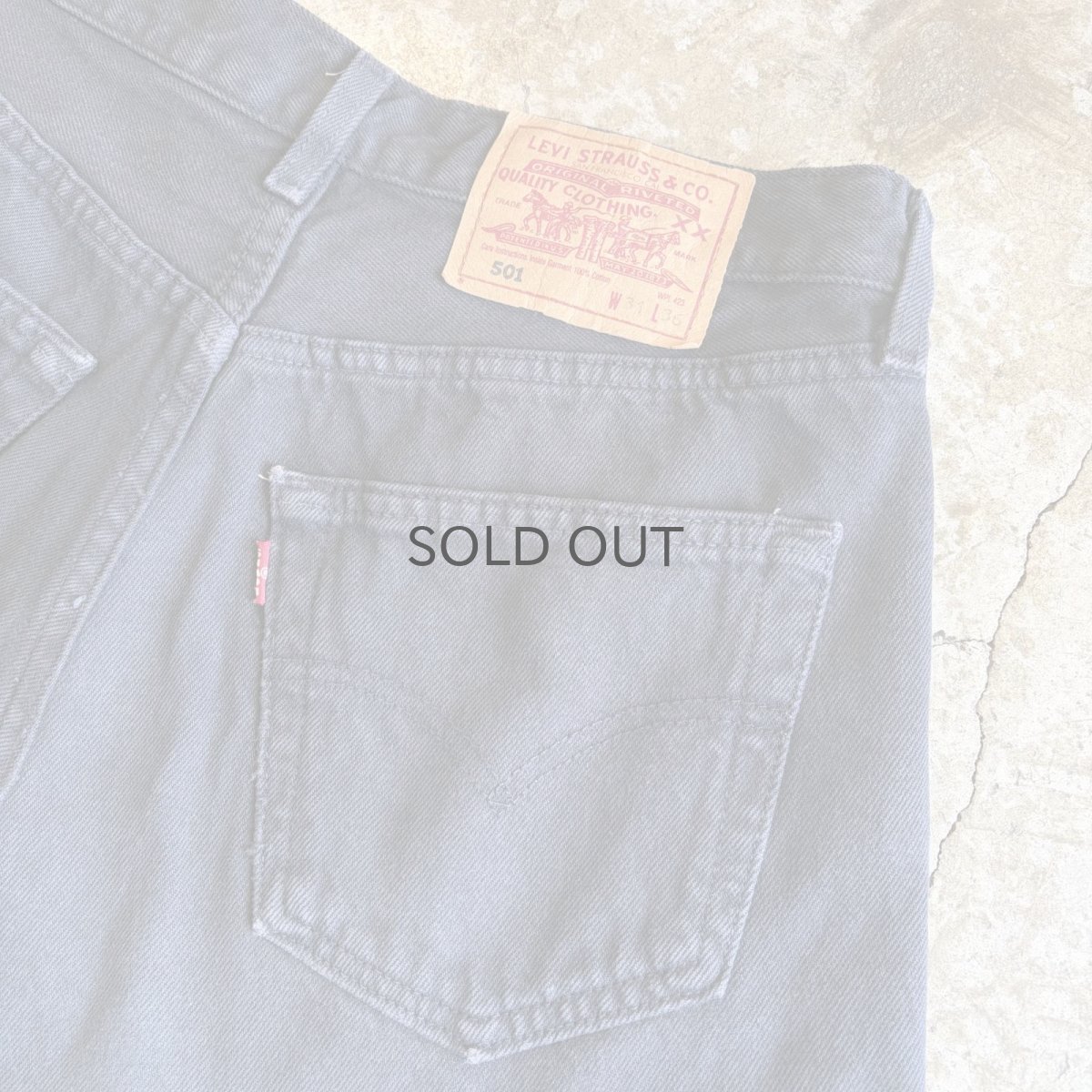 画像8: 【LEVI'S】CUT OFF DESIGN BLACK COLOR SKIRT / W31(W30) (8)